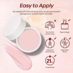 Translucent Dip Powder Jelly Baby Pink 2Oz 56g Sheer Rose Pink