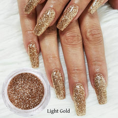 6-Piece Nail Glitter Powder Set for DIY Nail Art