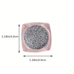6-Piece Nail Glitter Powder Set for DIY Nail Art