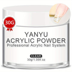 Clear Acrylic Powder 30g Nail Extension System