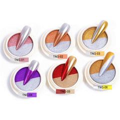 Y2K Solid Nail Art Glitter Powder Mirror Pigment Decorations