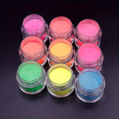 10ml Nail Dip Powder Fluorescent Crystal Carving Powder