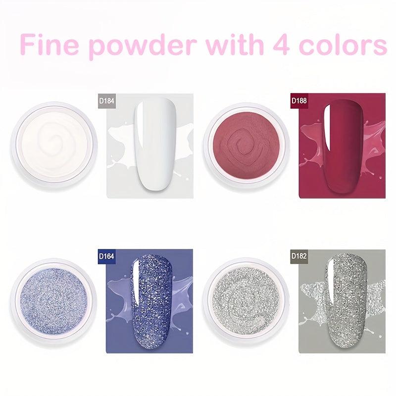 10 Pcs of 5.08 cm 1 Acrylic Powder and Dip Powder Set