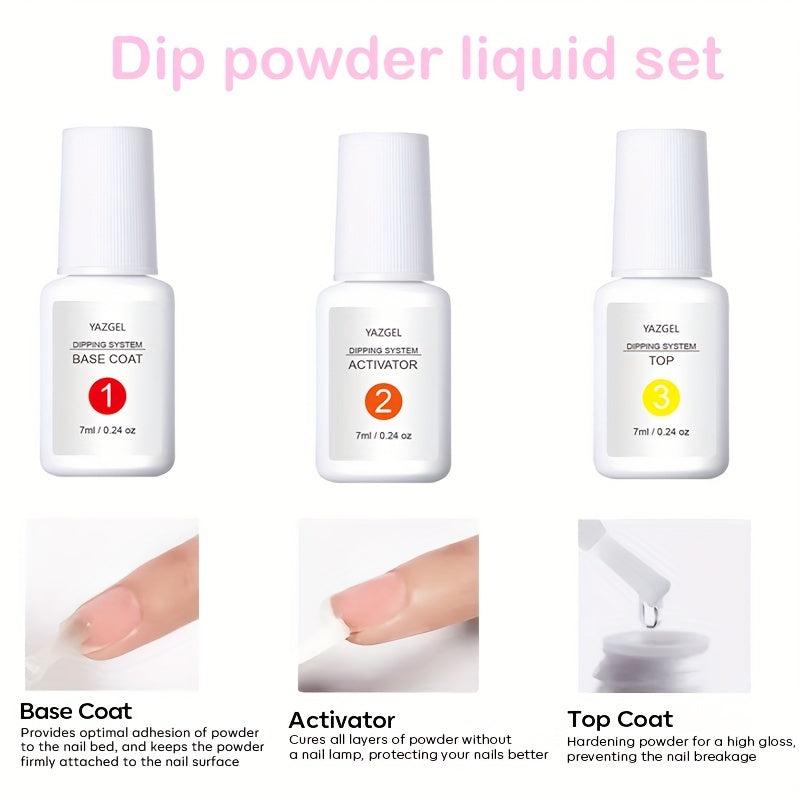 10 Pcs of 5.08 cm 1 Acrylic Powder and Dip Powder Set