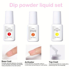 10 Pcs of 5.08 cm 1 Acrylic Powder and Dip Powder Set