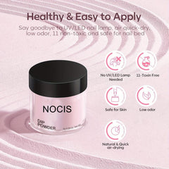 11-Piece Dip Powder Nail Kit with 4 Colors and Essential Liquids