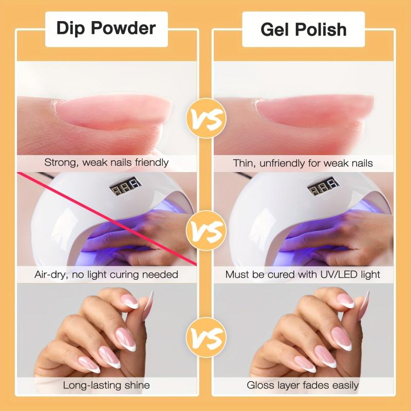 33pcs Dip Powder Nail Kit 24 Colors Nude Gray Series Dip Manicure Set