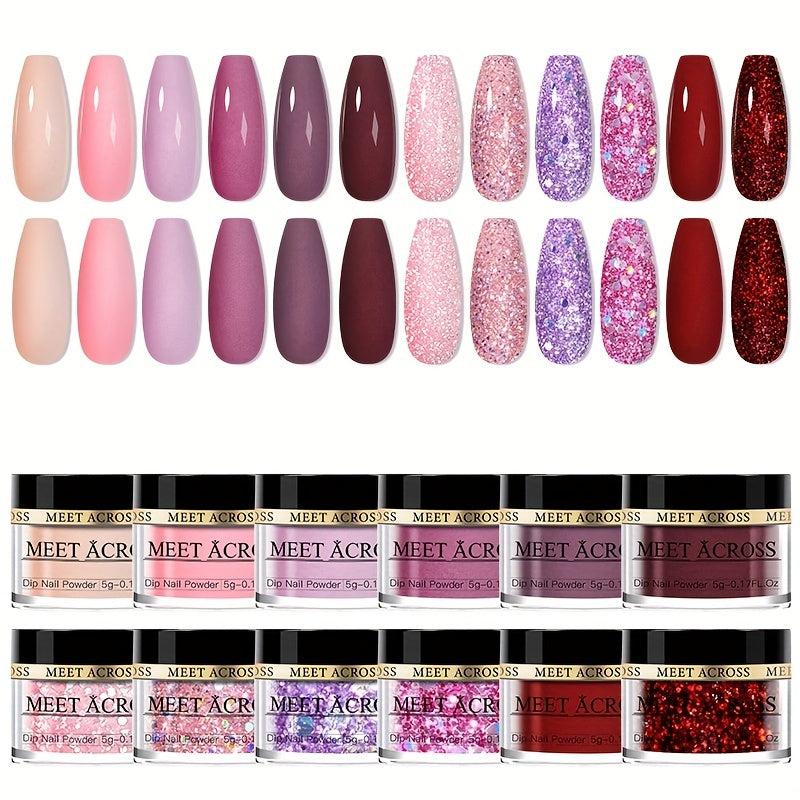 Glitter Dipping Powder for Nail Art