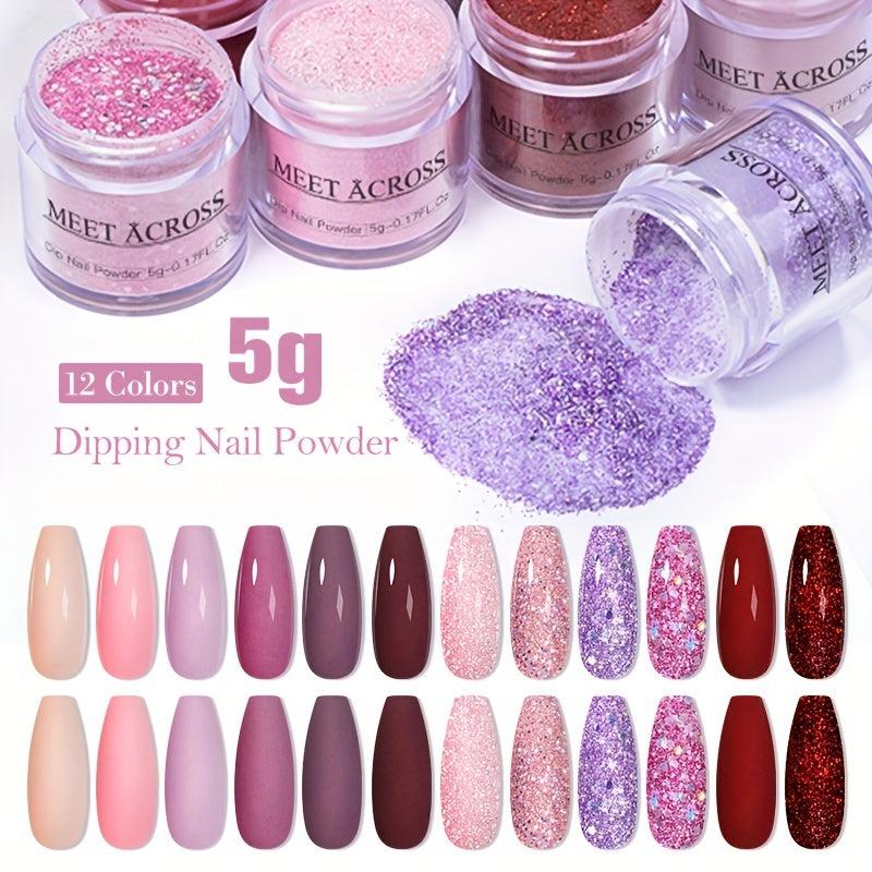Glitter Dipping Powder for Nail Art