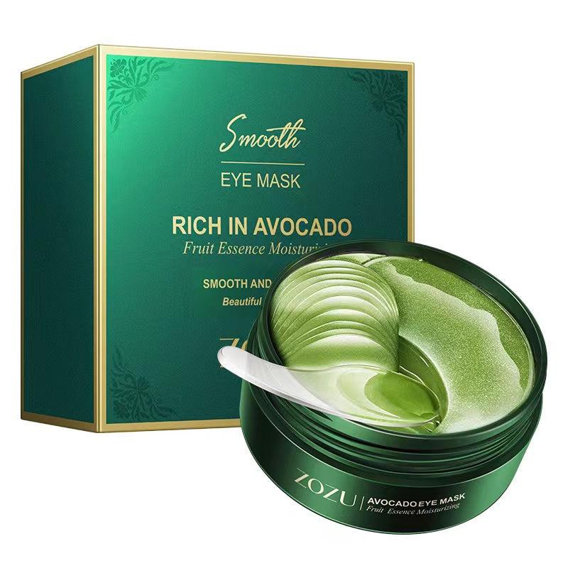 60pcs Avocado Golden Eye Mask Hydrating Moisturizing Fade Dark Circles Wrinkle