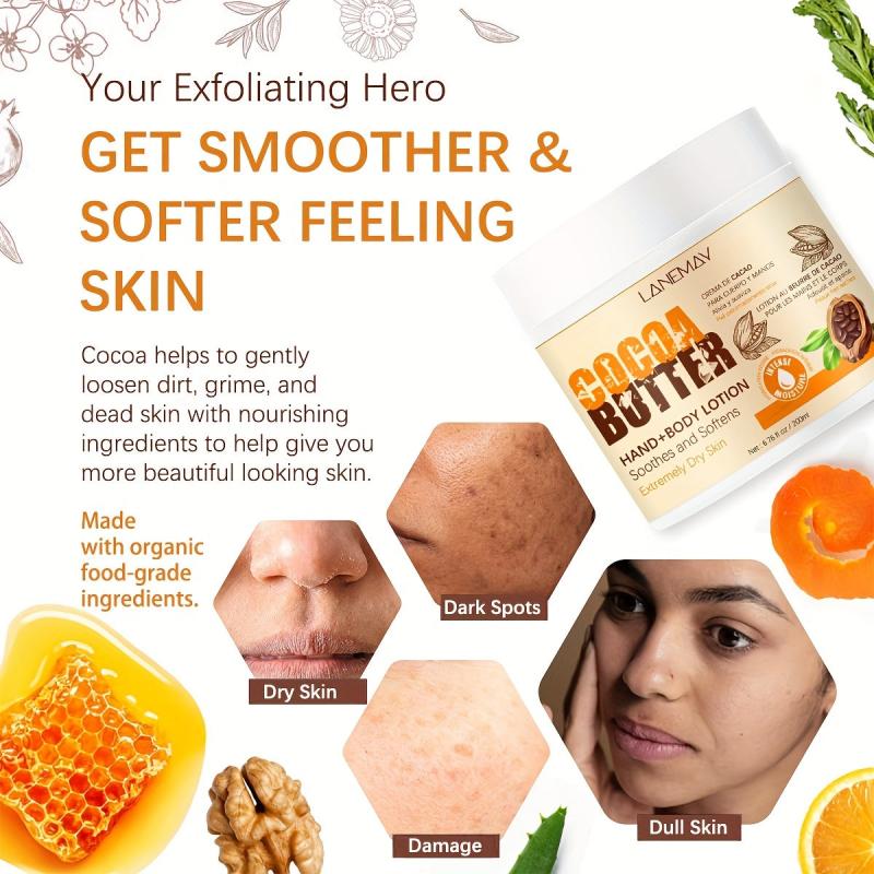 200ml Cocoa Butter Lotion for Dry Skin