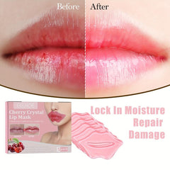 Cherry Crystal Lip Mask Hydrating Nourishing To Remove Dead Skin Non Greasy