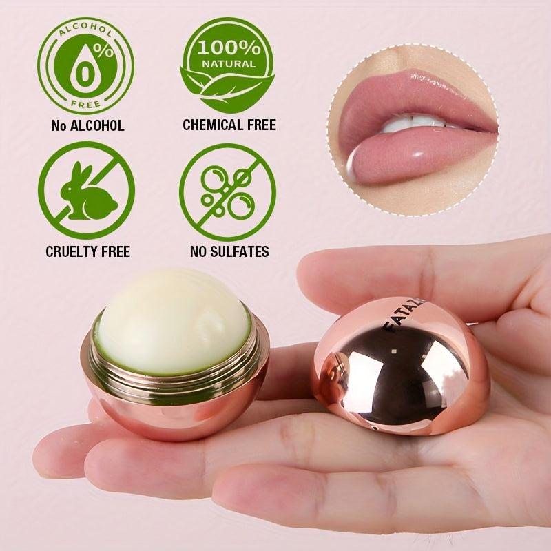 Organic Rose Lip Balm Ball Natural Moisturizer