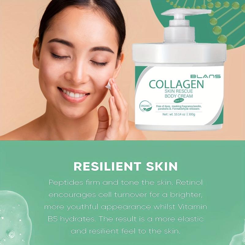 Collagen Moisturizer Lotion & Face Cream - Dry Skin Rescue
