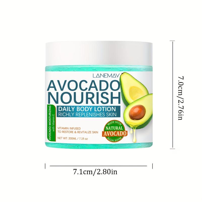Organic Avocado Honey Coconut Body Butter Cream 6.76oz
