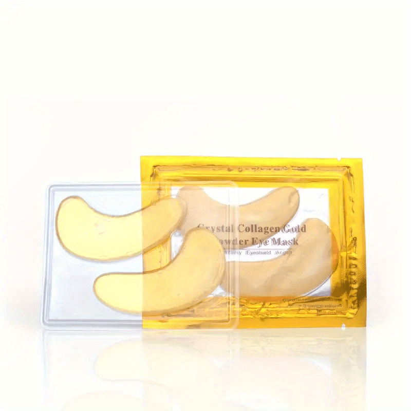 Golden Under Eye Crystal Mask for Puffy Eyes and Dark Circles