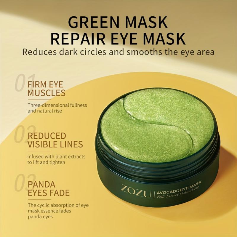 Golden & Avocado Eye Mask Under Eye Patches for Dark Circles Puffiness