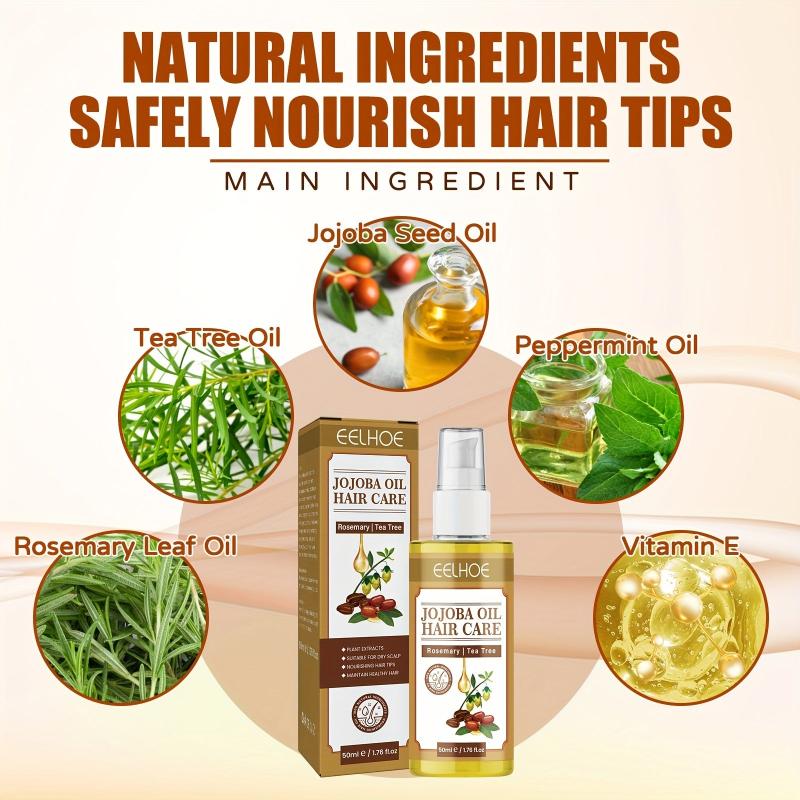 Jojoba Hair Care Repair Smooth Reduce Frizz Rejuvenate Hair Essential