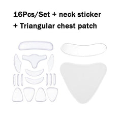18pcs Silicone Wrinkle Diminishing Pad Face Neck Hand Care Patch