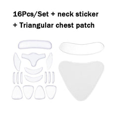 18pcs Silicone Wrinkle Diminishing Pad Face Neck Hand Care Patch