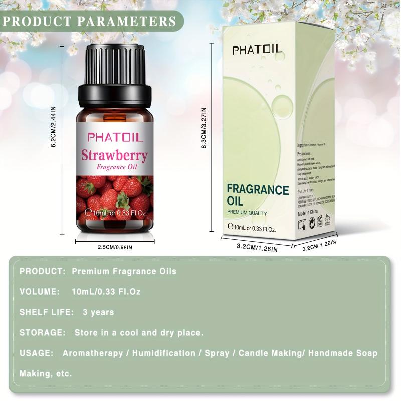 10ml Strawberry Fruit Essential Oil for Diffusers Humidifier Aromatherapy