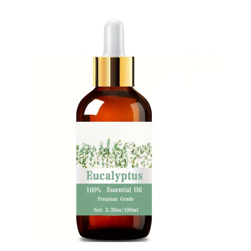 100% Pure Eucalyptus Essential Oil 38oz - Hair & Skin Care, Massage, Diffusers