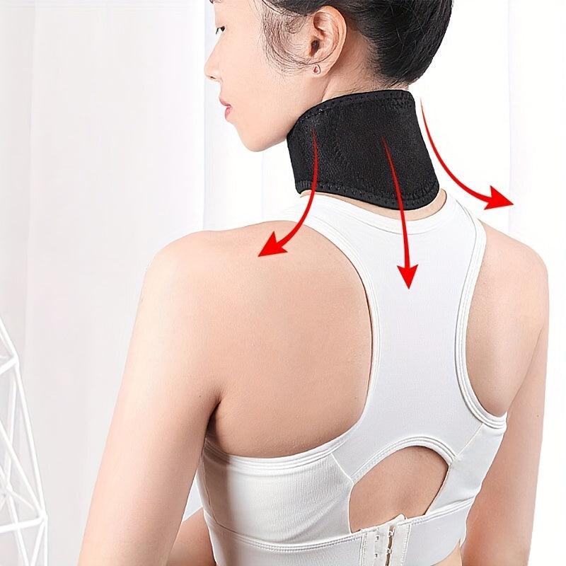 Self Heating Neck Massager Magnetic Heat Pad Wrap