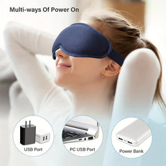 Heatable Sleep Eye Mask Eye Protector For Travel Lunch Christmas