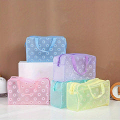 Waterproof Cosmetic Zipper Bag Lightweight Storage Bag Makeup Bag