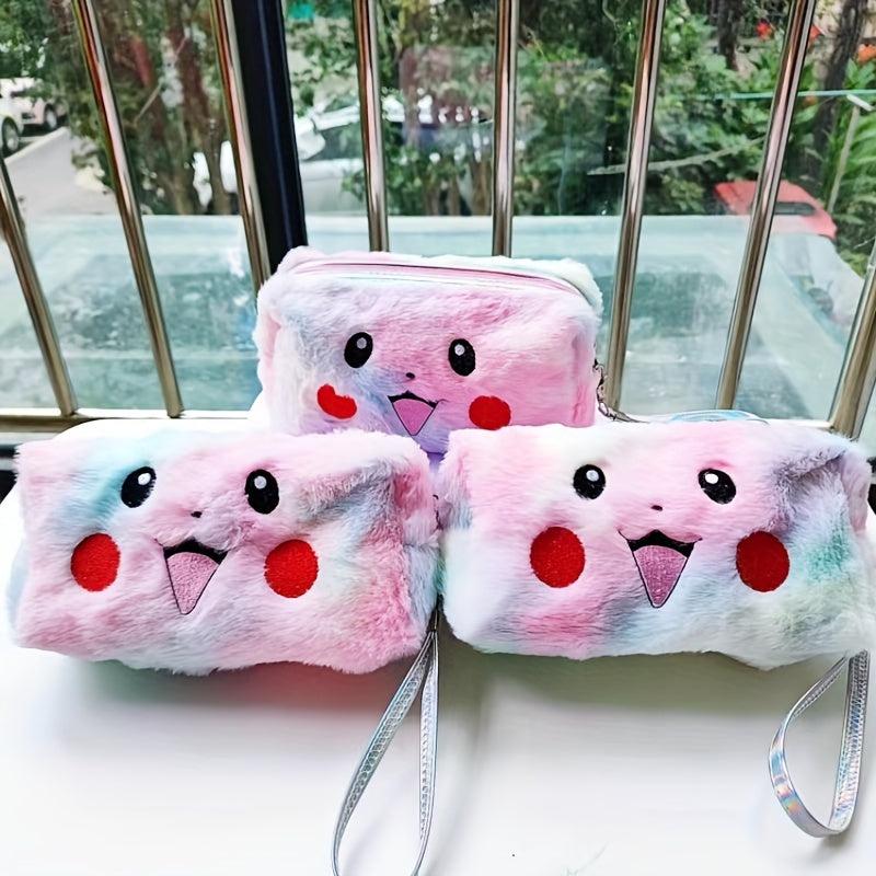 Plush Makeup Bag Soft Brush Holder Toiletry Bag Travel Pouch Gift
