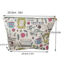 Funny TV Show Travel Bag Toiletry Makeup Women Pouch