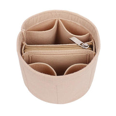 Women Bucket Bag Felt Compartment Liner Bag Makeup Brush Cosmetic Storage