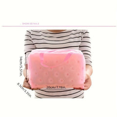 Floral Pattern Travel Toiletry Bag Waterproof Cosmetic Storage Pouch