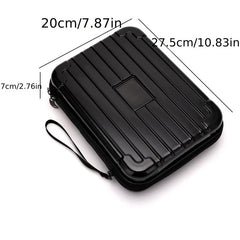 Hard Shell Cosmetic Case Mini Travel Bag For Toiletry Water Resistant