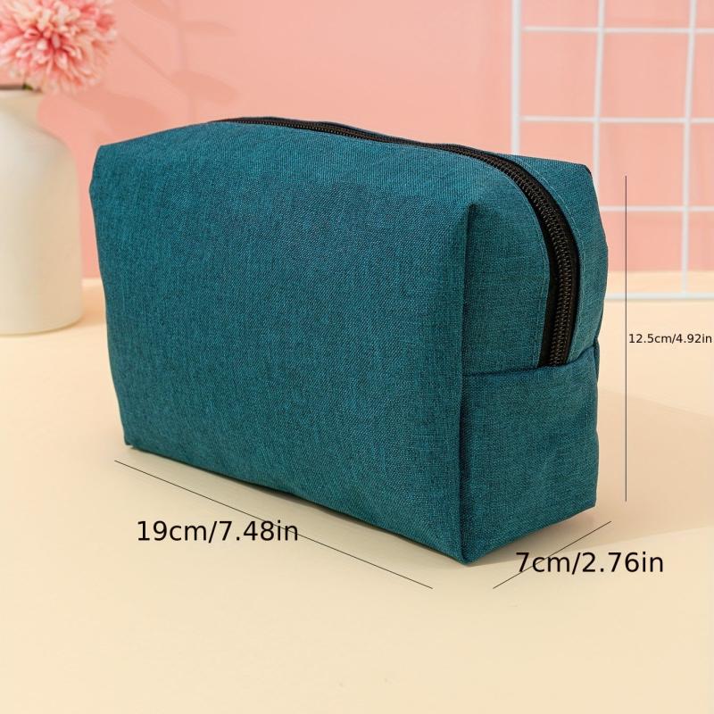 Square Makeup Bag Waterproof Travel Organizer Cosmetic Pouch