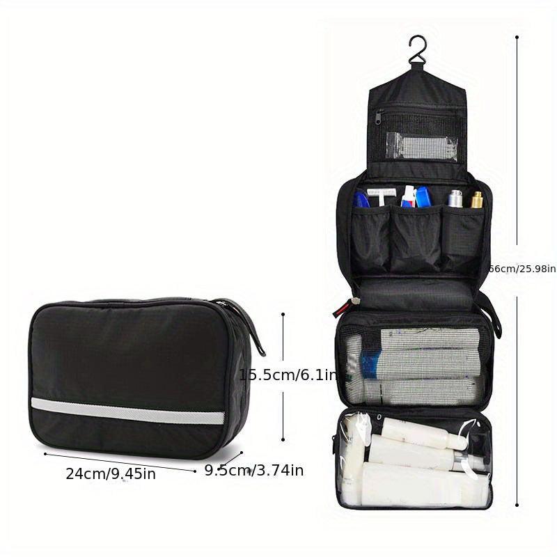 Large Toiletry Bag for Traveling with 4 Compartments