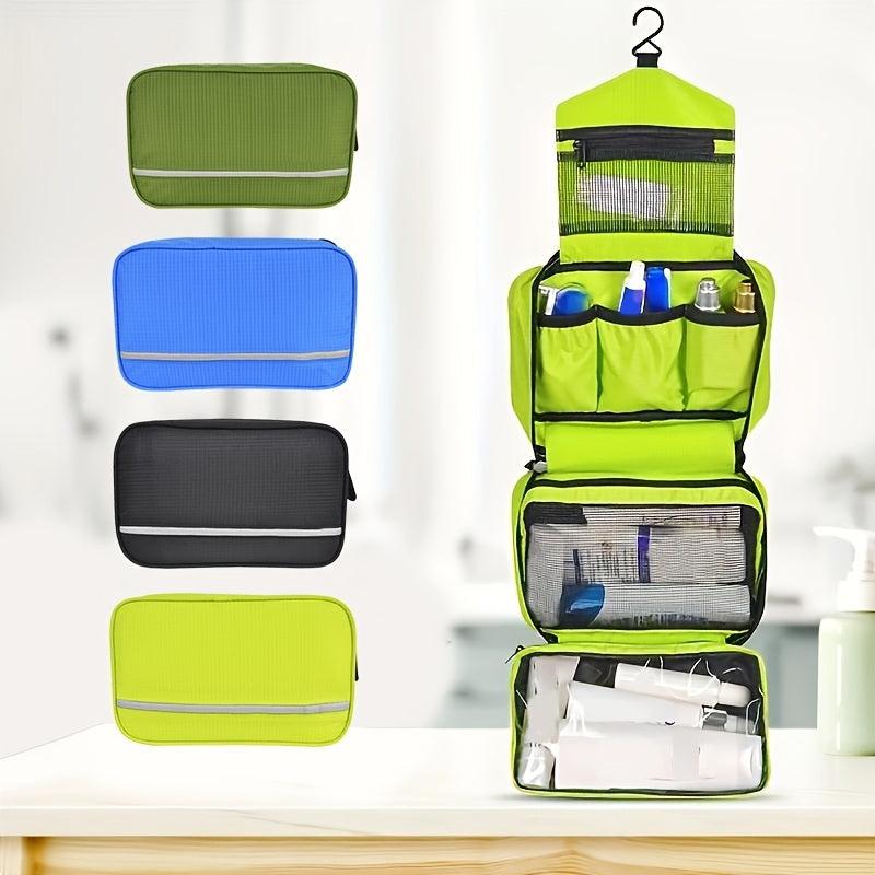 Large Toiletry Bag for Traveling with 4 Compartments
