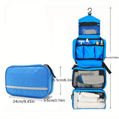 Large Toiletry Bag for Traveling with 4 Compartments