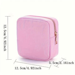 Preppy Small Makeup Bag Cosmetic Zipper Pouch Purse