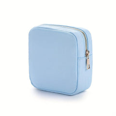 Preppy Small Makeup Bag Cosmetic Zipper Pouch Purse