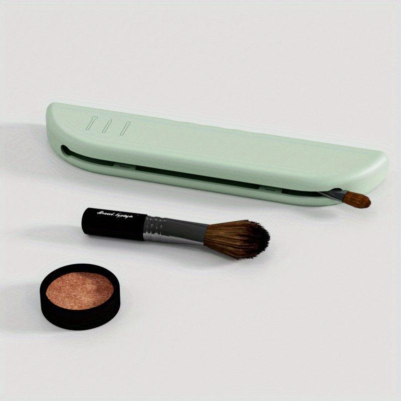 Portable Silicone Makeup Brush Holder for Travel and Organization