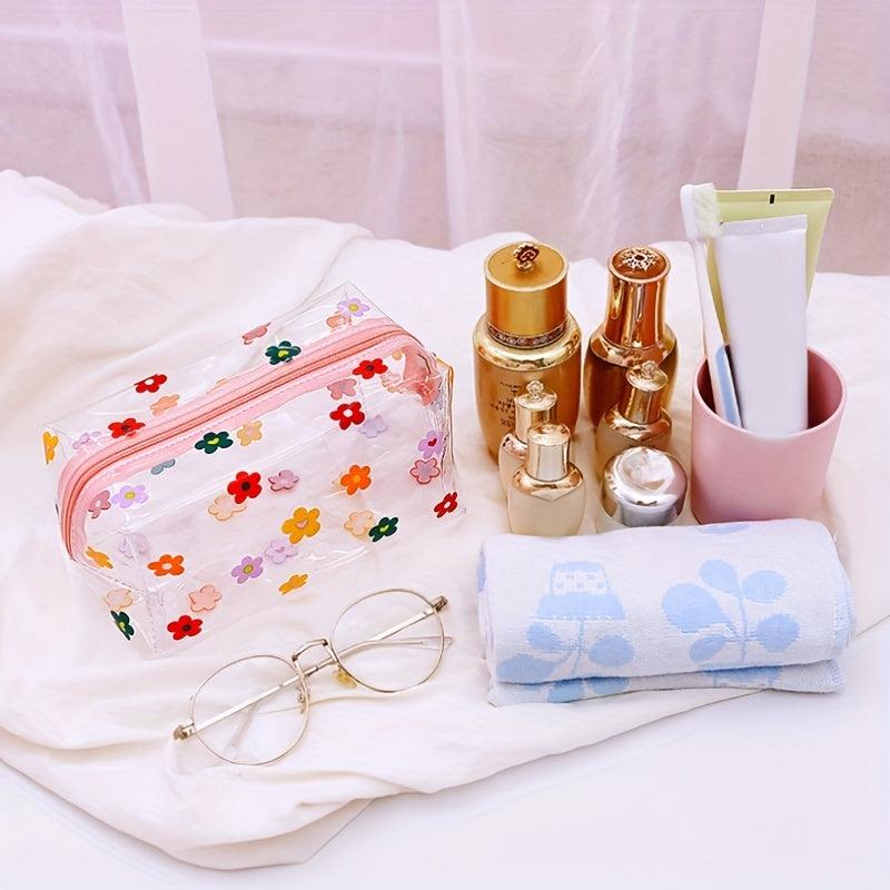 Clear Cosmetic Bag Fruit Transparent Makeup Bags PVC Waterproof Organizer