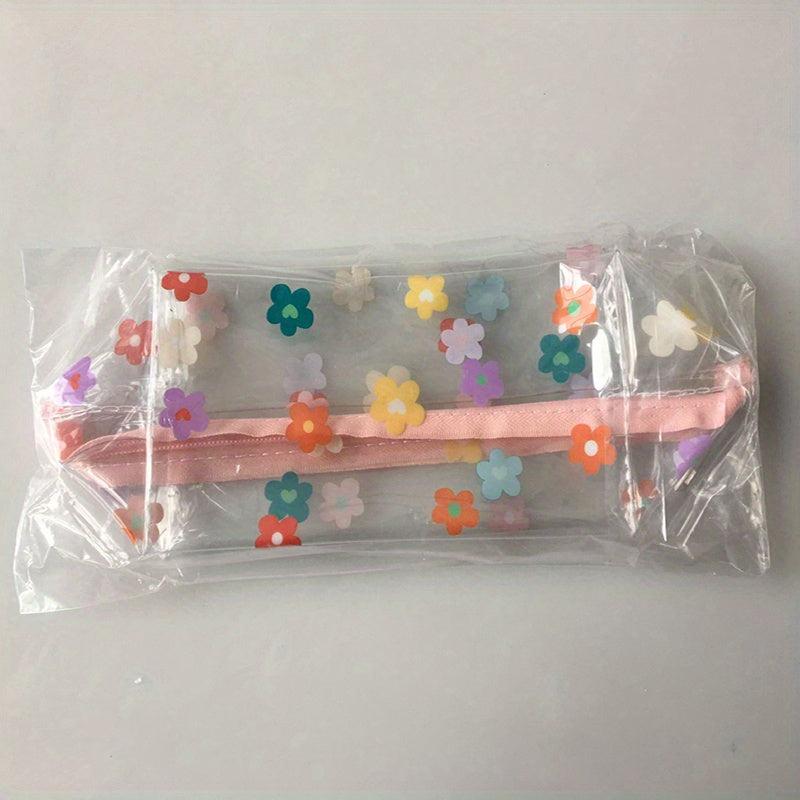 Clear Cosmetic Bag Fruit Transparent Makeup Bags PVC Waterproof Organizer