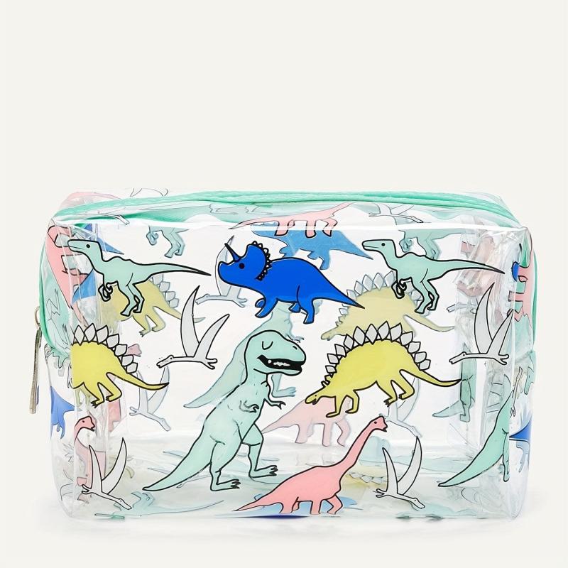 Dinosaur Print Makeup Bag Toiletry Bag Travel Cosmetic Pur
