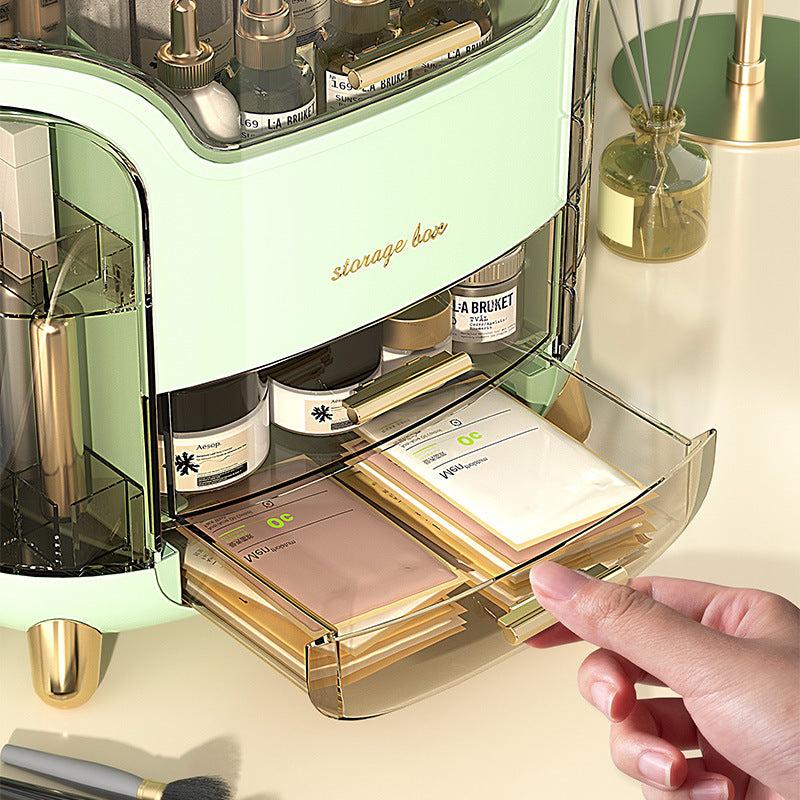 Makeup Organizer Dust Water Proof Cosmetics Storage Display Cases
