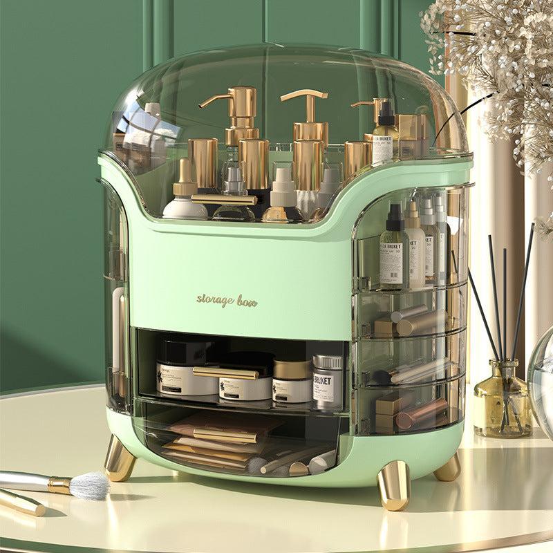 Makeup Organizer Dust Water Proof Cosmetics Storage Display Cases