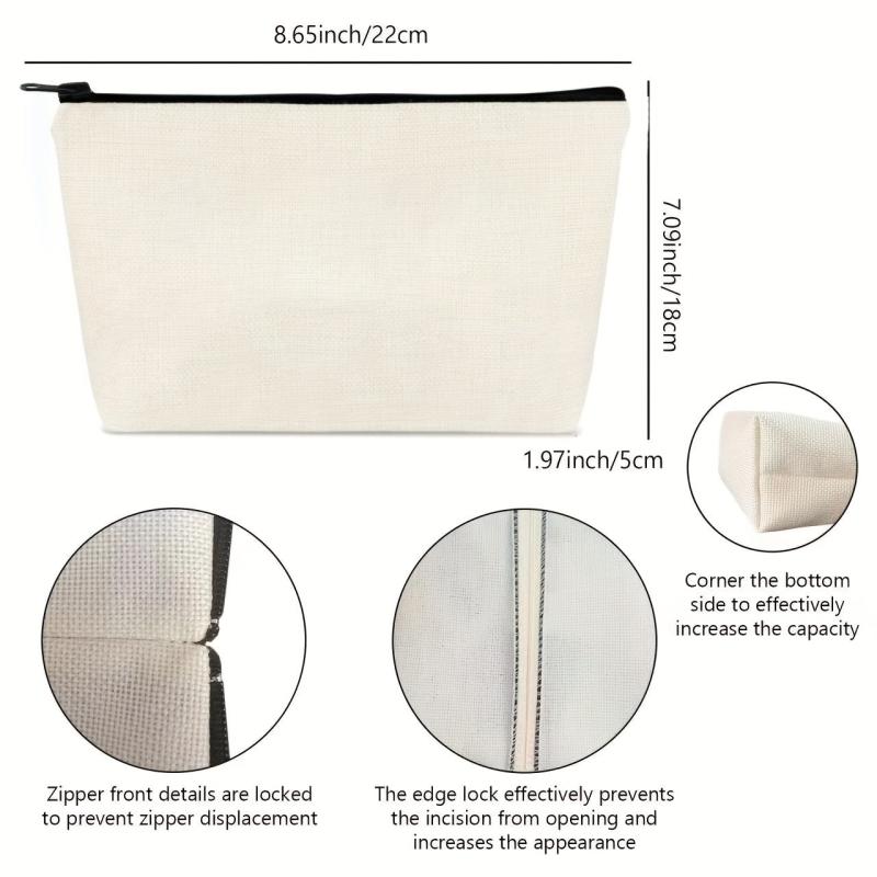 Funny Skeleton Makeup Bag for Women - My Face Makeup Zipper Pouch