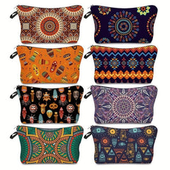 Totem Pattern Cosmetic Bag For Women Makeup Bag Travel Toiletry Organizer