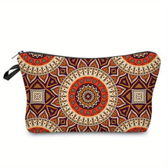 Totem Pattern Cosmetic Bag For Women Makeup Bag Travel Toiletry Organizer