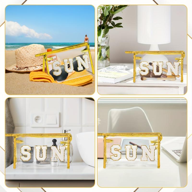 SUN Cosmetic Toiletry Bag Portable Makeup Swimming Pool Bag